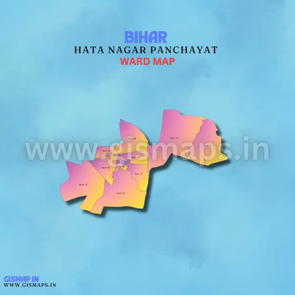 Hata Nagar Panchayat Ward Map